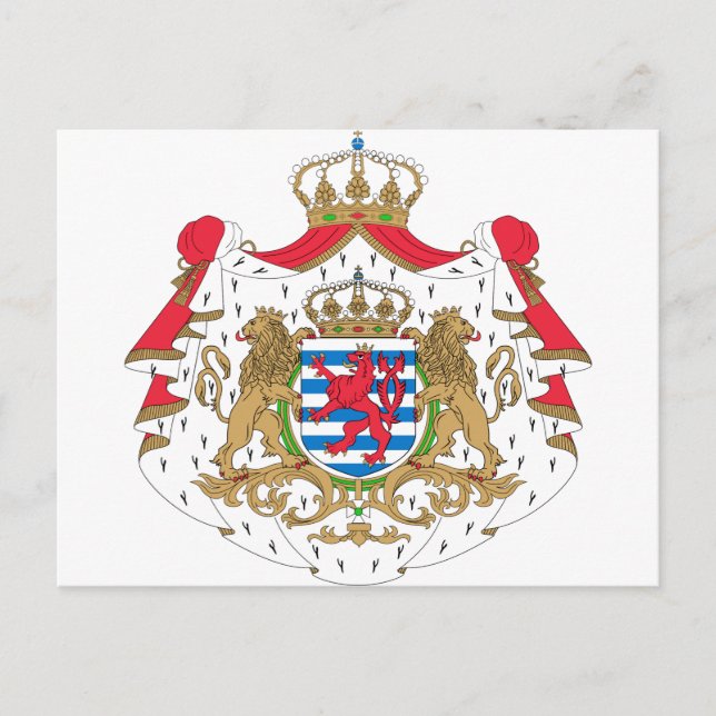 Carte Postale Armoiries du Luxembourg (Devant)