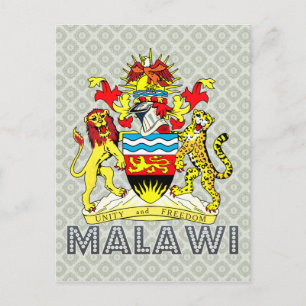Carte Postale Armoiries du Malawi