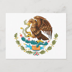 Carte Postale Armoiries du Mexique