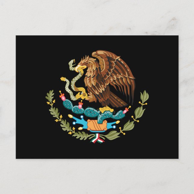 Carte Postale Armoiries du Mexique (Devant)