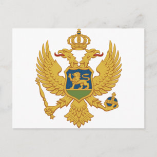 Carte Postale Armoiries du Monténégro