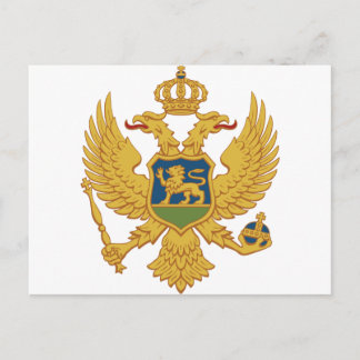 Carte Postale Armoiries du Monténégro