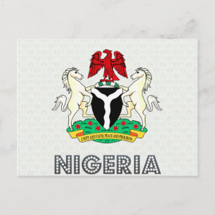 Carte Postale Armoiries du Nigéria