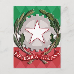 Carte postale Armoiries italiennes