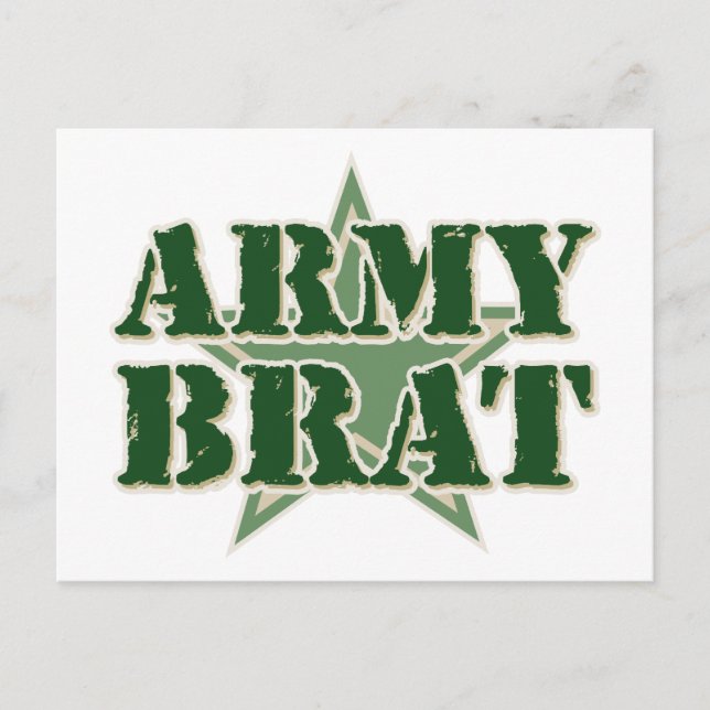 Carte Postale Army Brat (Devant)