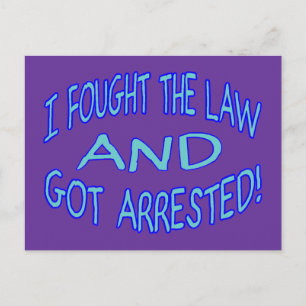 Carte Postale Arrestation