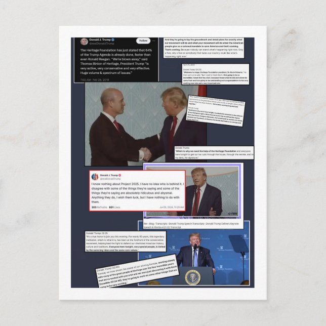 Carte Postale Arrêter le projet 2025 (Devant)