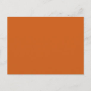Carte Postale Arrière - plan blanc couleur solide cuivre