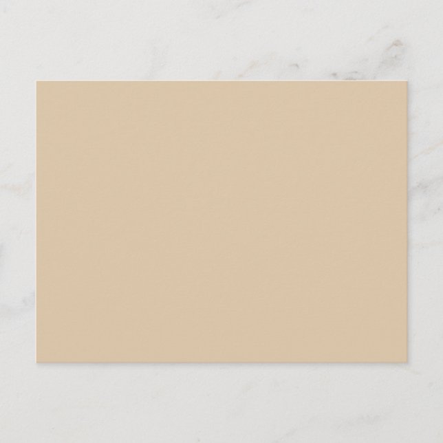 Carte Postale Arrière - plan couleur beige beige et solide pour  (Devant)