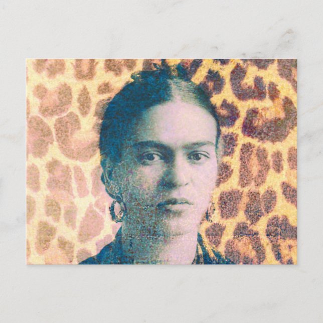 Carte Postale Arrière - plan d'impression Frida Big Cat (Devant)