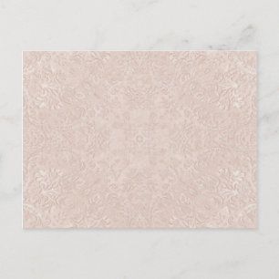 Carte Postale arrière - plan en dentelle rose souple