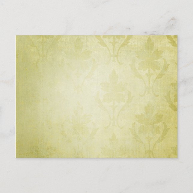 Carte Postale Arrière - plan Motif vert (Devant)