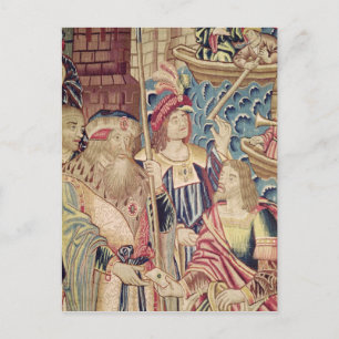 Carte Postale Arrivée de Vasco da Gama à Calicut