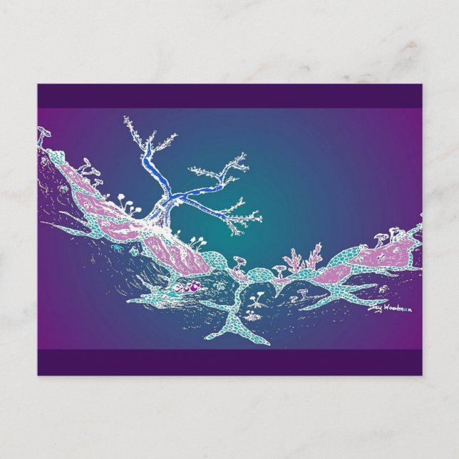 Carte postale Art 10 : Magic Valley Midnight Lumin (Devant)