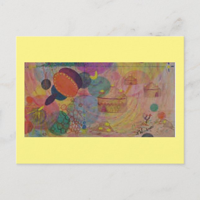 Carte postale Art 12 : Fantastique bio - HUILE (Devant)