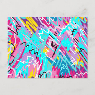 Carte Postale Art Abstrait audacieux