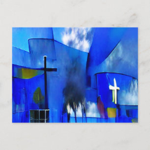 Carte Postale Art Abstrait Église