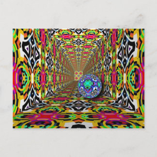 Carte Postale ART Abstrait - Kaleidoscope motif 10