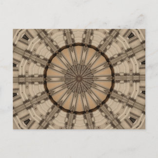 Carte Postale Art Abstrait romain Kaleidoscope Design graphique