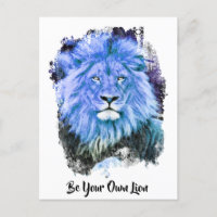 *~* Art AP23 Peinture Artistique LION BLEU