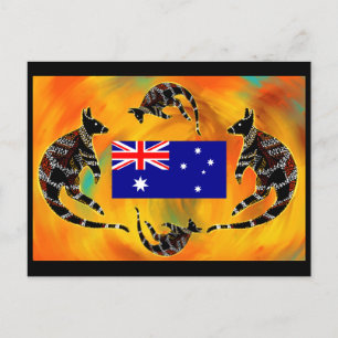 CARTE POSTALE ART AUSTRALIE 