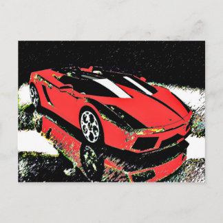 Carte Postale Art automobile