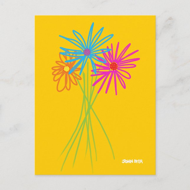 Carte postale Art : Bunch Flower (Devant)
