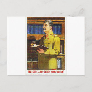 Carte Postale art d'affiche de stalin