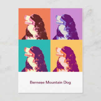 Carte Postale Art de bruit de chien de montagne de Bernese
