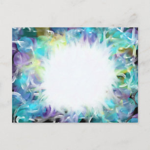 Carte Postale Art de culte Violet Bleu Étoile 7 oct. 17 HC