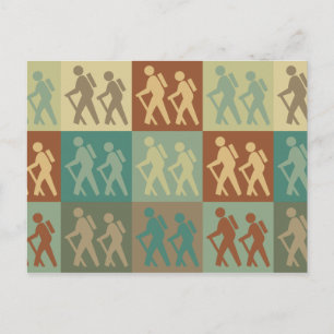 Carte Postale Art de la pop randonnée