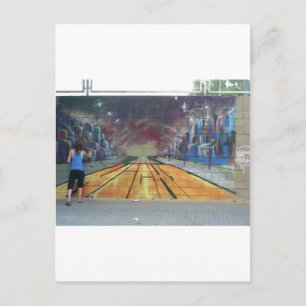 Carte Postale Art de la rue de Barcelone