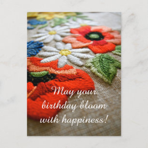 Carte Postale Art de l'aiguille