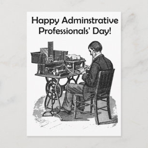 Carte Postale Art de l'homme de jour professionnel administratif