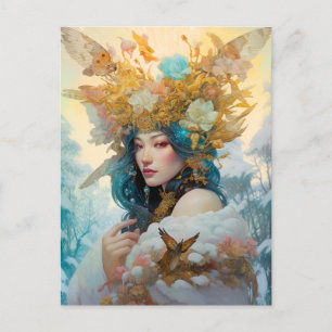 Carte Postale Art de l'Imaginaire de la Reine des neiges