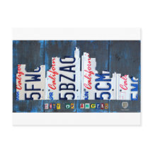 Art de plaque minéralogique d'horizon de Los