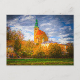 Carte Postale Art De Salzbourg Autriche