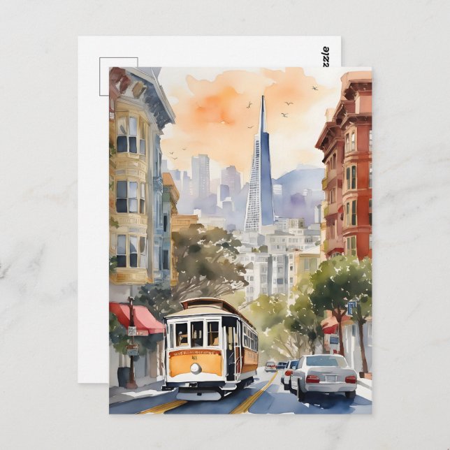 Carte Postale Art de San Francisco (Devant / Derrière)