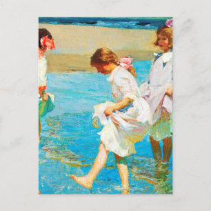Carte Postale Art de scène de plage par Edward Henry Potthast 