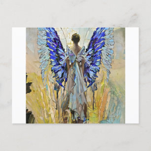 Carte Postale art déco ange