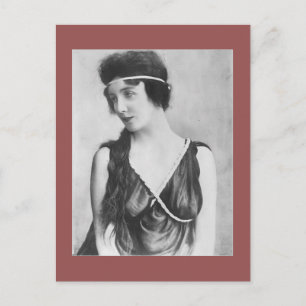 Carte Postale Art Deco, Art Noveau Beauty, Flapper Inspired