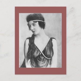 Carte Postale Art déco, beauté de Nouveau d'art, aileron inspiré