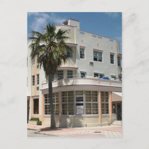 Carte Postale Art déco de Miami
