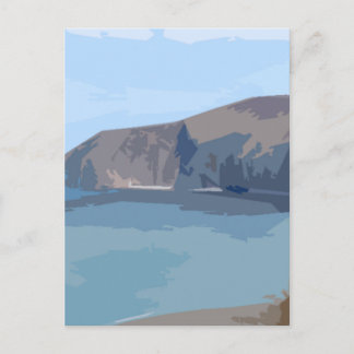 Carte postale Art déco Exmoor