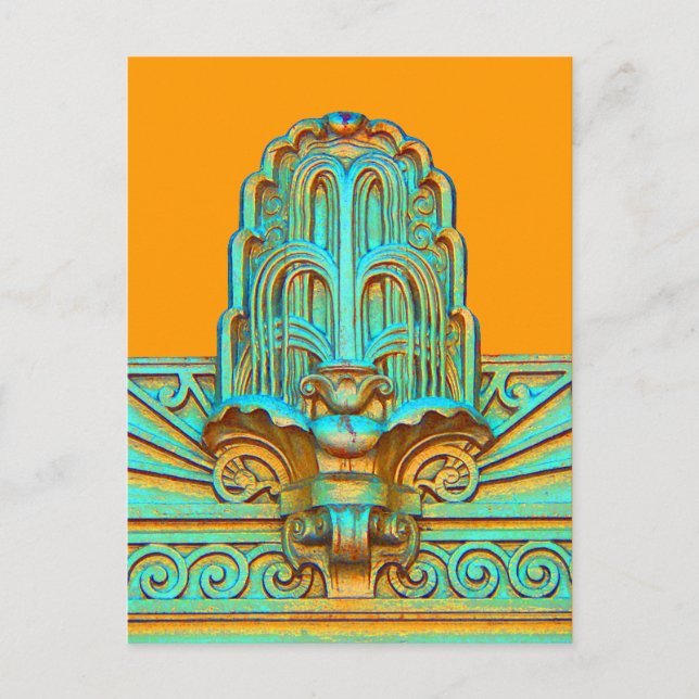 Carte Postale ART DECO LIGNE - Architectural- (Devant)