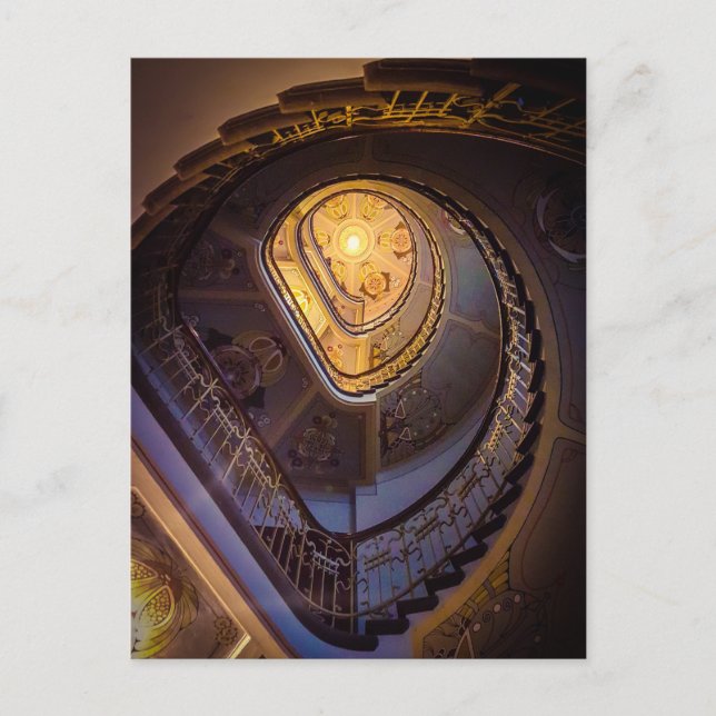 Carte Postale Art Deco stairwell, Riga (Devant)
