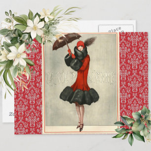 Carte postale Art déco vintage