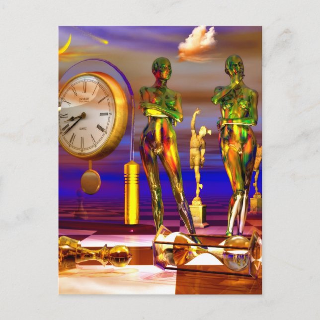 Carte Postale Art des échecs, règles des échecs, ouvertures des  (Devant)