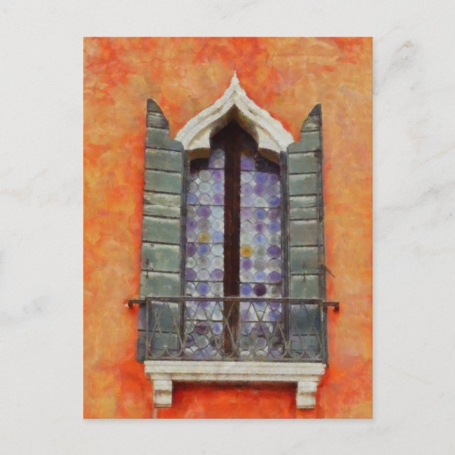 Carte Postale Art des fenêtres Renaissance (Devant)