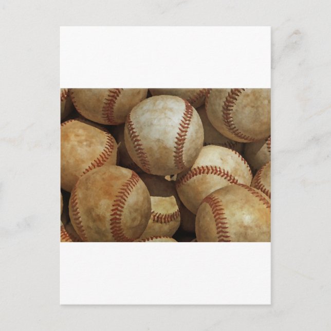 Carte Postale Art du baseball (Devant)